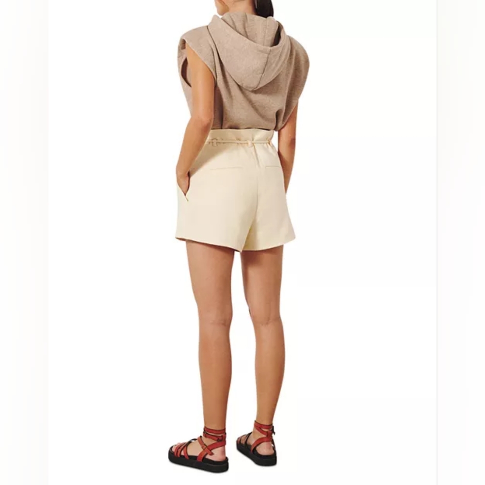 ba&sh Joa Shorts - XS - Off White Cream / Ecru - Picture 2 of 7